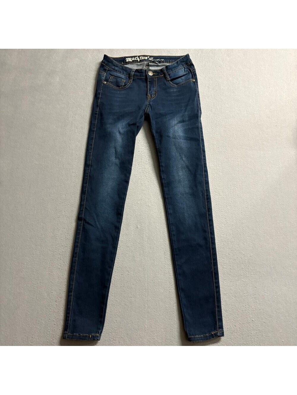 Machine Nouvelle Mode Skinny Jeans Womens 27 Dark Wash Stretch Denim Blue